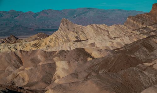 Scenic view of desert against sky