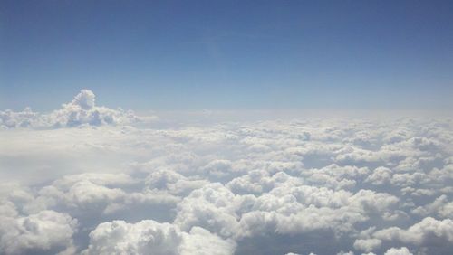 Low angle view of clouds in sky