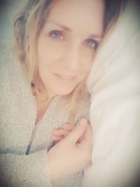 Portrait of smiling young woman