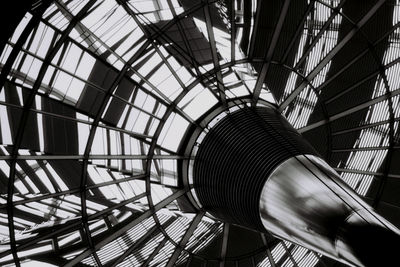 Low angle view of ceiling at deutscher bundestag