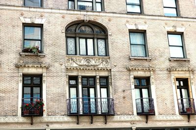 Windows of building