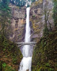 View of waterfall