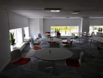 Chairs and table in room