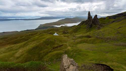 Scenic view of landscape against sky