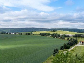 Scenic view of landscape against sky