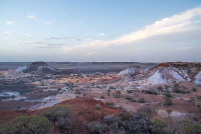 Scenic view of the breakaways, coober pedy