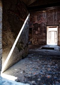 Interior of abandoned house