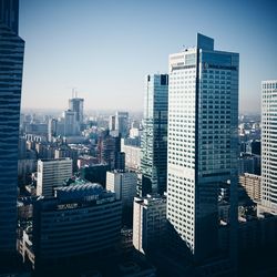 Skyscrapers in city