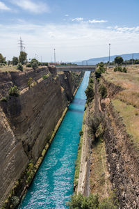 Scenic view of river against sky