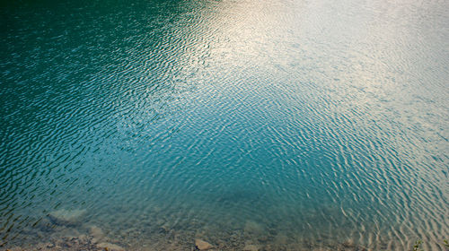 View of rippled sea water