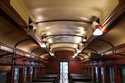 Low angle view of train