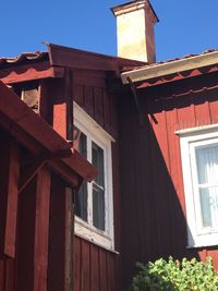 Low angle view of building against sky