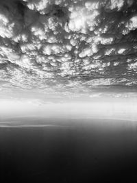 Scenic view of cloudscape over sea