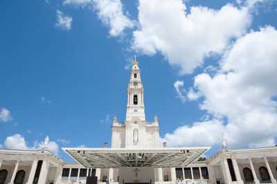 Low angle view of building against sky