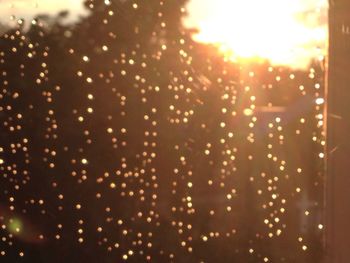 Sun shining through clouds