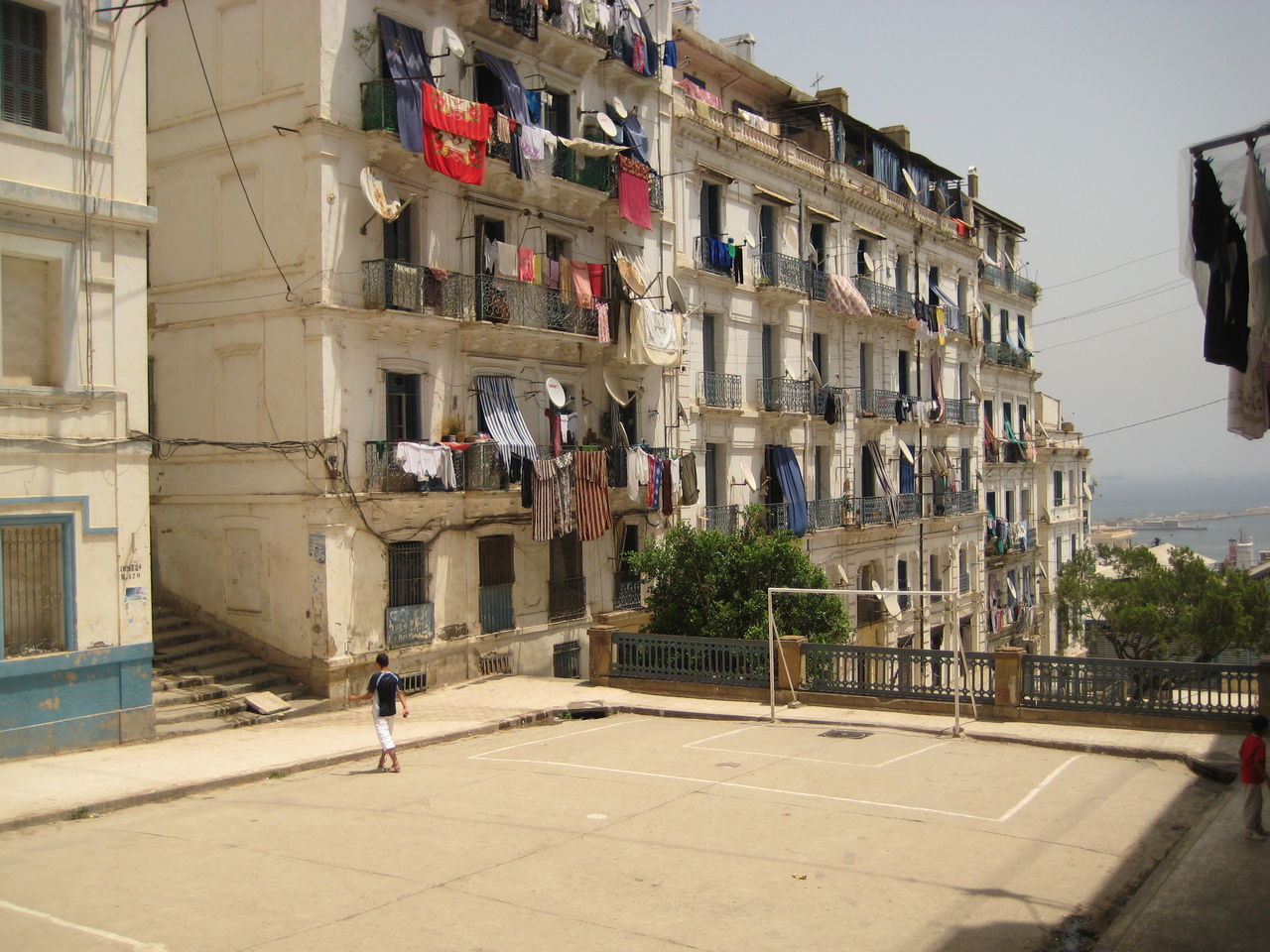 CLOTHES HANGING AGAINST SKY