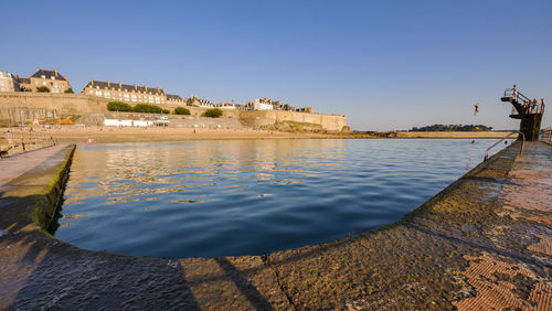 Buildings at waterfront