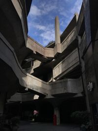 Low angle view of historic building against sky