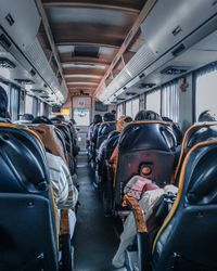 People sitting in bus