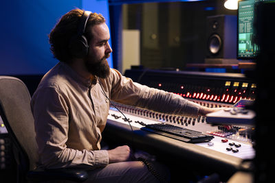 Man playing piano