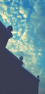 Low angle view of building against sky