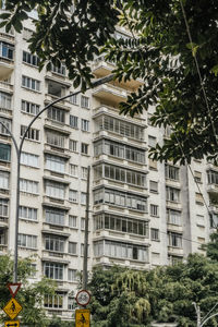 Low angle view of buildings against sky