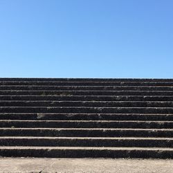 Built structure against clear blue sky