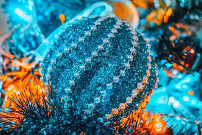 Close-up of christmas decoration