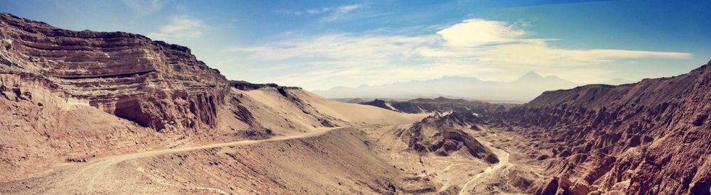 Scenic view of mountains