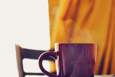 Close-up of coffee cup