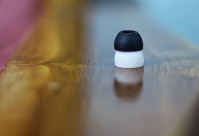 Close-up of wineglass on table