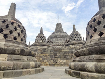 View of temple against sky