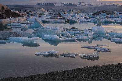 Jokulsarlon glacial lagoon, iceland
