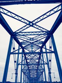 Low angle view of bridge against sky