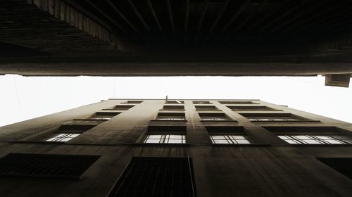 Low angle view of modern building