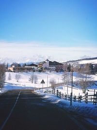 Snow covered landscape