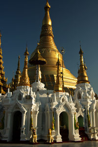 Low angle view of pagoda