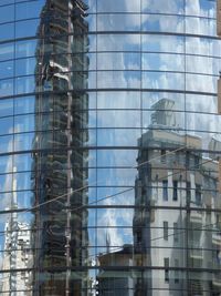 Low angle view of modern building