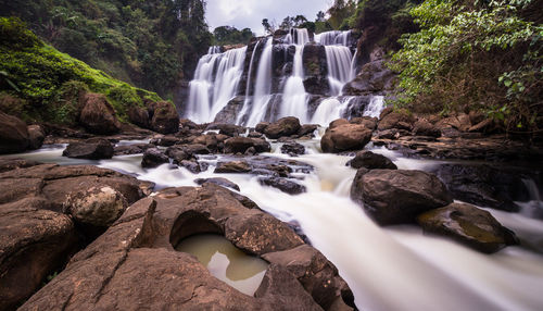 Waterfall at forest