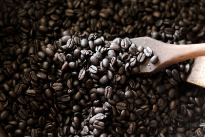 Close-up of coffee beans