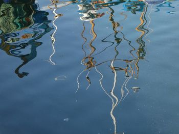 Stornoway harbour reflections