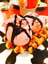 Close-up of sweet food