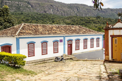 Entrance of building