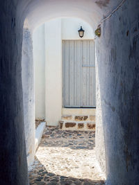 Entrance of old building