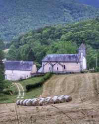 Built structure with trees in background