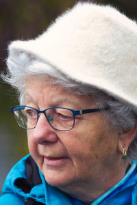 Close-up of young woman