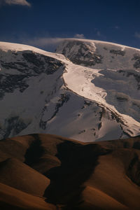 Scenic view of desert against sky