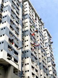 Low angle view of residential building