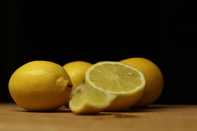 Close-up of lemon slices