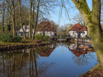 Watermill at winterswijk in the netherlands